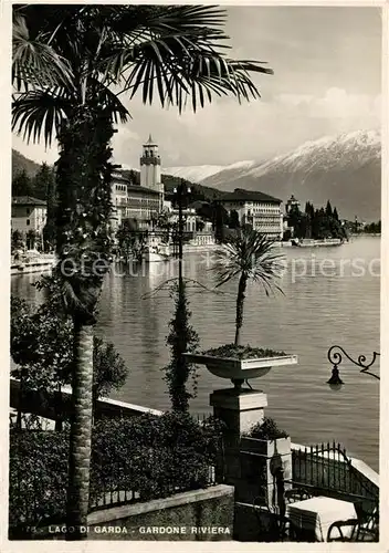 AK / Ansichtskarte Gardone Riviera Lago di Garda Uferpartie am Gardasee Gardone Riviera