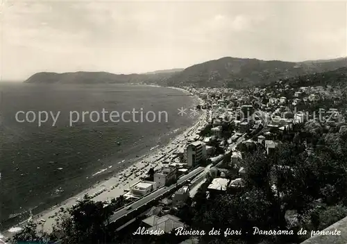 AK / Ansichtskarte Alassio Panorama da ponente Riviera dei fiori Alassio