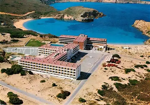 AK / Ansichtskarte Arenal_d_en_Castell Hotel Strand Bucht Fliegeraufnahme Arenal_d_en_Castell