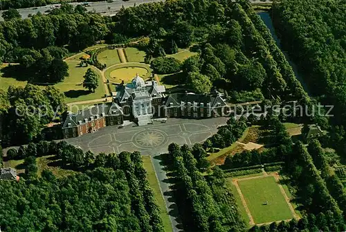 AK / Ansichtskarte Den_Haag Schloss Park Fliegeraufnahme Den_Haag