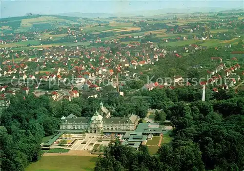 AK / Ansichtskarte Bad_Oeynhausen Fliegeraufnahme Kurhaus mit Jordansprudel Bad_Oeynhausen