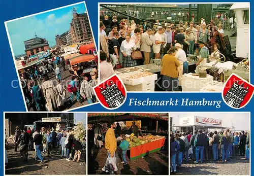 AK / Ansichtskarte Hamburg Fischmarkt Hamburg