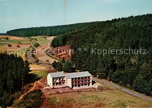 AK / Ansichtskarte Hunoldstal Fliegeraufnahme Haus der sieben Brueder Hunoldstal