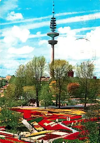 AK / Ansichtskarte Hamburg Planten und Blomen Gartenausstellung und Fernsehturm Hamburg