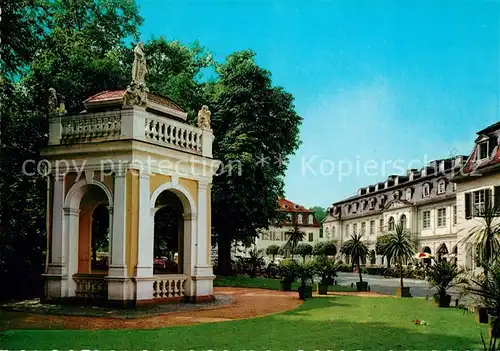 AK / Ansichtskarte Hanau_Main Wilhelmsbad Kurhaus mit Brunnen Hanau_Main