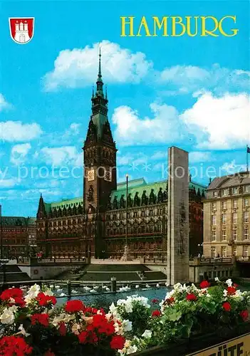 AK / Ansichtskarte Hamburg Rathaus Hamburg