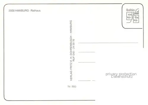 AK / Ansichtskarte Hamburg Rathaus Hamburg