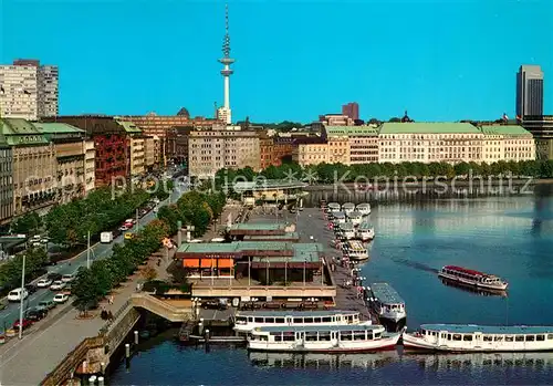 AK / Ansichtskarte Hamburg Jungfernstieg Hapag LLoyd Reisebueros Hamburg
