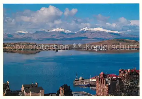 AK / Ansichtskarte Oban Fliegeraufnahme Bay Isle of Kerrera Oban