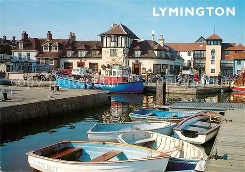 AK / Ansichtskarte Lymington_Town Hafen Lymington Town