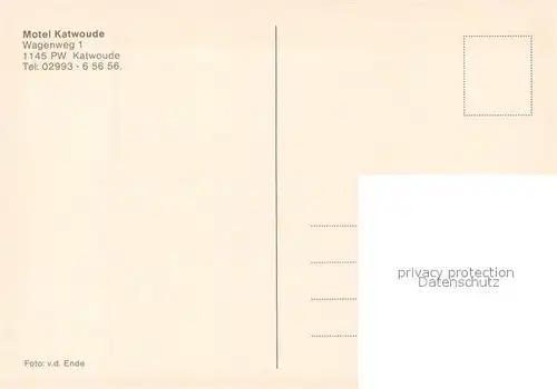 AK / Ansichtskarte Katwoude Motel Katwoude Katwoude