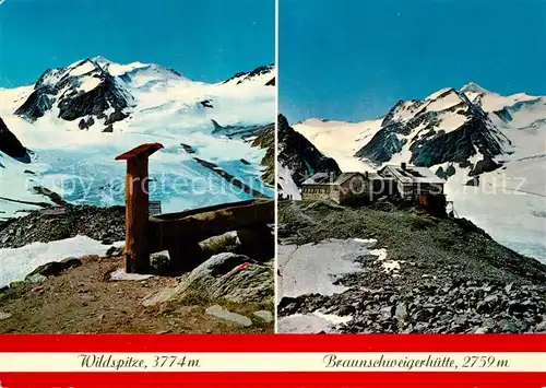 AK / Ansichtskarte Braunschweigerhuette Wildspitze Braunschweigerhuette