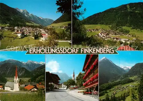 AK / Ansichtskarte Finkenberg_Tirol Panorama Kirche  Finkenberg Tirol