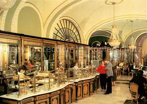 AK / Ansichtskarte Budapest Konditorei Gerbeaud Cukraszda Budapest