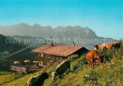 AK / Ansichtskarte Kirchberg_Tirol Fleckalmhuette Kirchberg Tirol