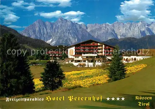 AK / Ansichtskarte Koessen_Tirol Hotel Peternhof Koessen Tirol