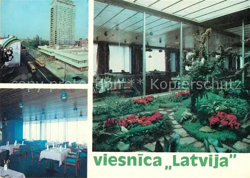 AK / Ansichtskarte Latvija Hotel Latvija Latvija