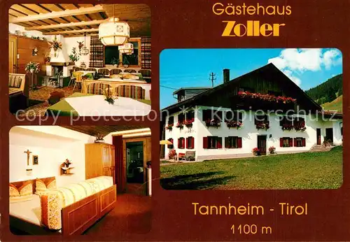 AK / Ansichtskarte Tannheim_Tirol Gaestehaus Zoller Tannheim Tirol