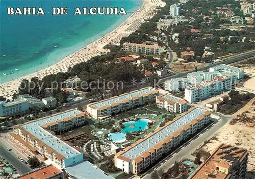 AK / Ansichtskarte Bahia_de_Alcudia Fliegeraufnahme Hotelanlagen Bahia_de_Alcudia