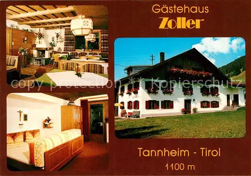 AK / Ansichtskarte Tannheim_Tirol Gaestehaus Zoller Tannheim Tirol