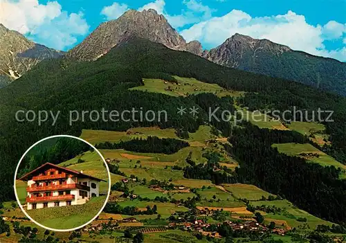 AK / Ansichtskarte Verdins Fliegeraufnahme Pension Gruberhof  Verdins