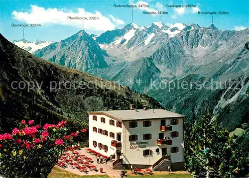 AK / Ansichtskarte Neustift_Stubaital_Tirol Panorama Bergrestaurant Elferhuette Neustift_Stubaital_Tirol