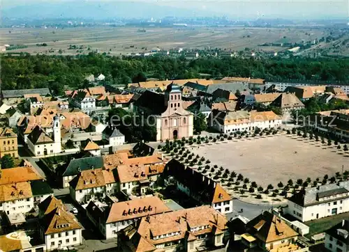 AK / Ansichtskarte Neuf Brisach Fliegeraufnahme Neuf Brisach