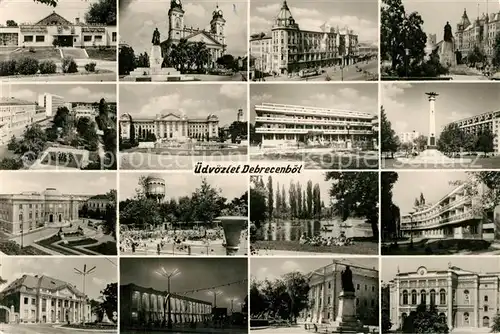 AK / Ansichtskarte Debrecen_Debrezin Stadtansichten Debrecen Debrezin