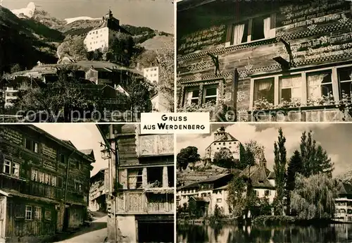 AK / Ansichtskarte Werdenberg Schloss Stadtansichten Werdenberg