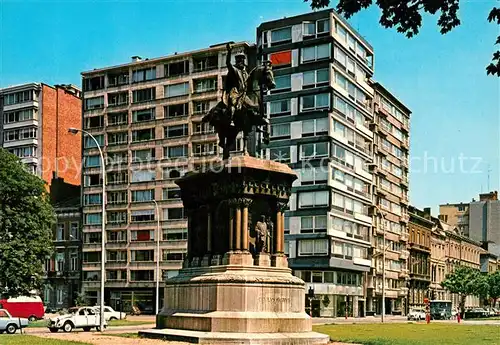 AK / Ansichtskarte Liege_Luettich Monument Charlemagne Denkmal Carolus Magnus Reiterstandbild Liege Luettich