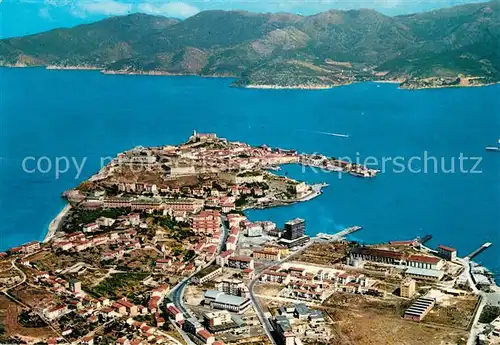 AK / Ansichtskarte Portoferraio_Toscana dall aereo Portoferraio Toscana