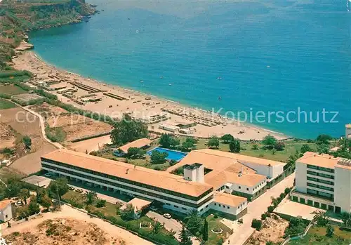 AK / Ansichtskarte Nerja_Costa_del_Sol Parador de Turismo y Playa de Burriana vista aerea Nerja_Costa_del_Sol