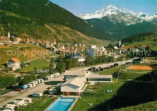 AK / Ansichtskarte Savognin Panorama Blick gegen Piz d Err Albula Alpen Savognin