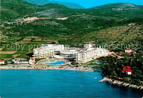 AK / Ansichtskarte Cavtat_Dalmatien Hotel Albatros Fliegeraufnahme Cavtat Dalmatien