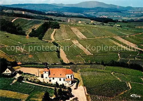 AK / Ansichtskarte Dambach la Ville Chapelle Saint Sebastien dans le Vignoble vue aerienne Dambach la Ville