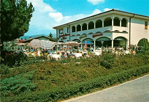 AK / Ansichtskarte Cisano_di_Bardolino_Verona Ristorante Pizzeria La Primula Rossa da Vittorio Terrasse Cisano_di