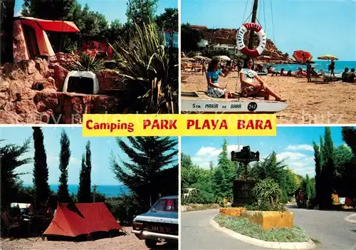 AK / Ansichtskarte Tarragona Camping Park Playa Bara Tarragona