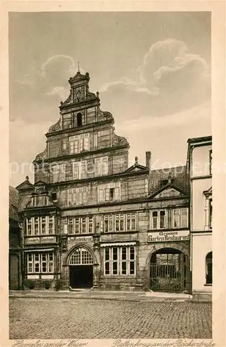 AK / Ansichtskarte Hameln_Weser Rattenkrug an der Baeckerstrasse Hameln Weser