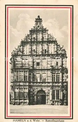 AK / Ansichtskarte Hameln_Weser Rattenfaengerhaus Hameln Weser
