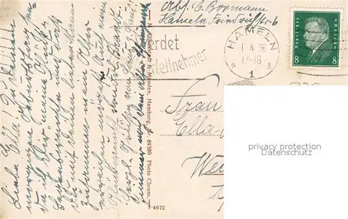 AK / Ansichtskarte Hameln_Weser Roggenmuehle mit unterem Wehr Hameln Weser