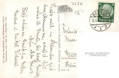 AK / Ansichtskarte Hameln_Weser Aus Rache entfuehrt der Rattenfaenger die Kinder aus der Stadt Hameln Weser