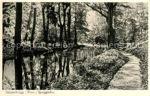 AK / Ansichtskarte Coppenbruegge Burggraben Coppenbruegge