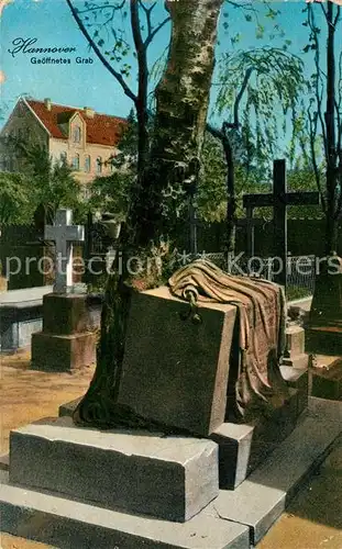 AK / Ansichtskarte Hannover Geoeffnetes Grab Hannover