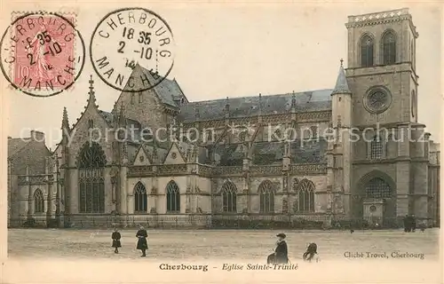AK / Ansichtskarte Cherbourg_Octeville_Basse_Normandie Eglise Sainte Trinite Cherbourg_Octeville