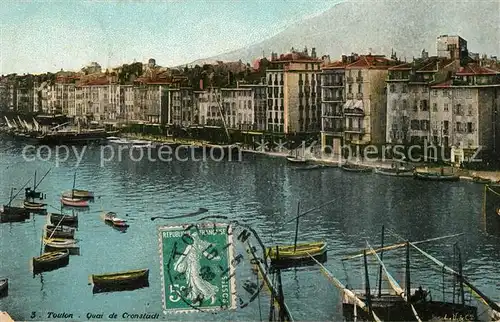 AK / Ansichtskarte Toulon_Var Quai de Cronstadt Toulon_Var