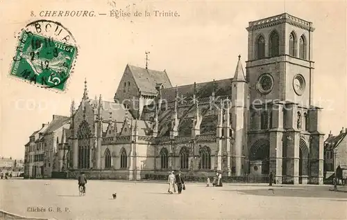 AK / Ansichtskarte Cherbourg_Octeville_Basse_Normandie Eglise de la Trinite Cherbourg_Octeville