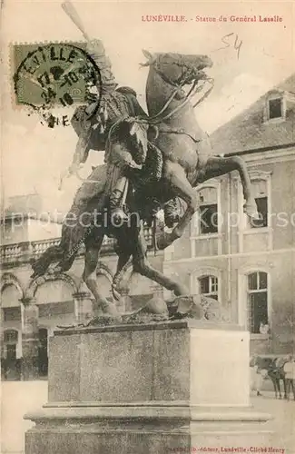 AK / Ansichtskarte Luneville Statue de General Lasalle Luneville
