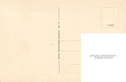 AK / Ansichtskarte Cuxhaven_Nordseebad Die Alte Liebe bei Sturmflut Cuxhaven_Nordseebad