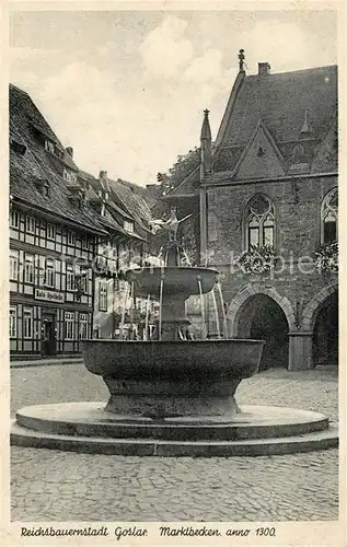 AK / Ansichtskarte Goslar Marktbecken Goslar