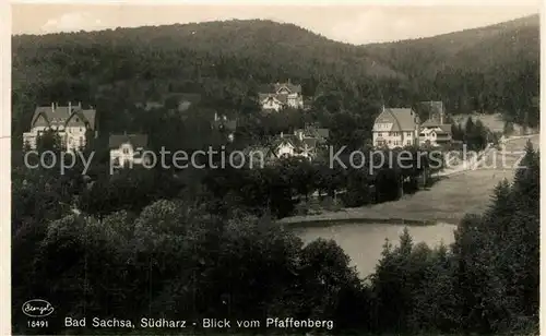 AK / Ansichtskarte Bad_Sachsa_Harz Blick vom Pfaffenberg Bad_Sachsa_Harz